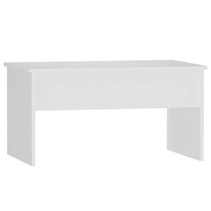 Coffee Table 80x50,5x41,5 cm Engineered Wood White 80 x 50 x 41.5 cm