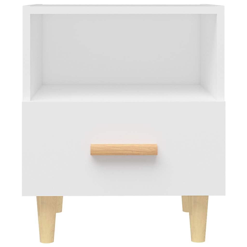 Bedside Cabinets 40x35x47 cm White 1