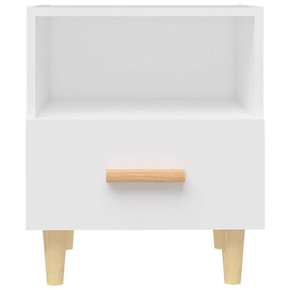Bedside Cabinets 40x35x47 cm White 1
