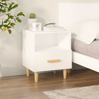Bedside Cabinets 40x35x47 cm White 1
