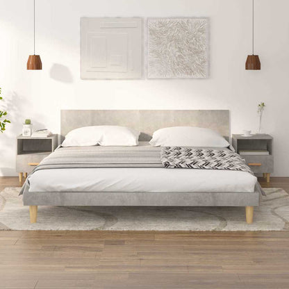 Bedside Cabinets 40x35x47 cm Concrete grey 2