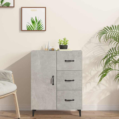 Sideboard 69,5x34x90 cm Engineered Wood Concrete grey