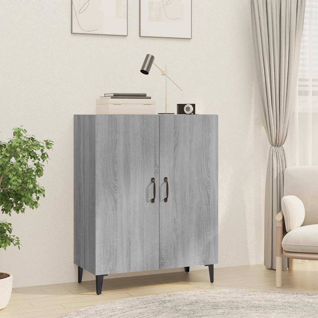 Sideboard 70x34x90 cm Engineered Wood Grey sonoma