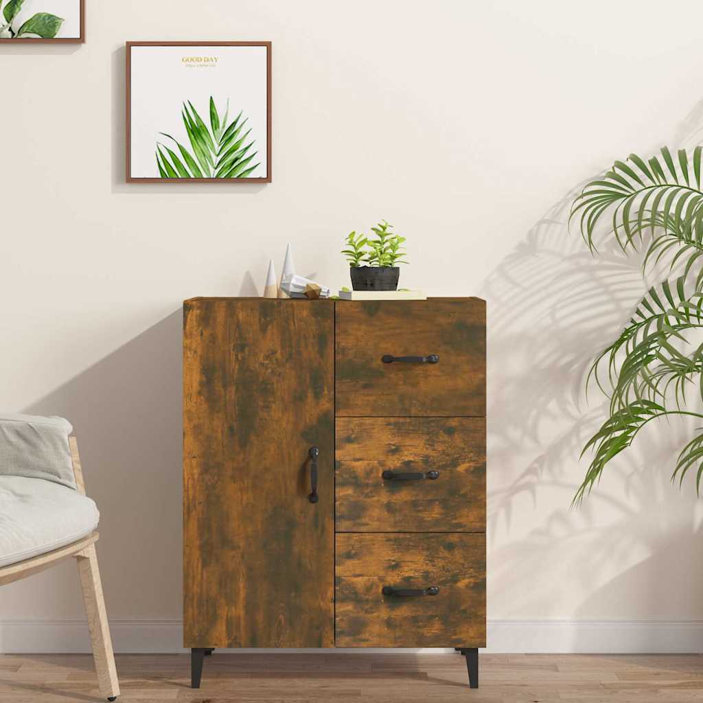 Sideboard 69,5x34x90 cm Engineered Wood Smoked oak