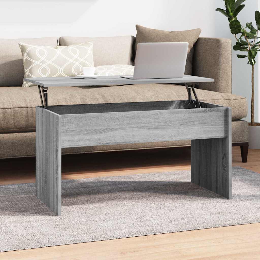 Coffee Table 80x50,5x41,5 cm Engineered Wood Grey sonoma 102 x 55 x 52.5 cm