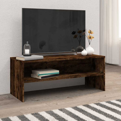 TV Cabinet 100x40x40 cm Engineered Wood Smoked oak