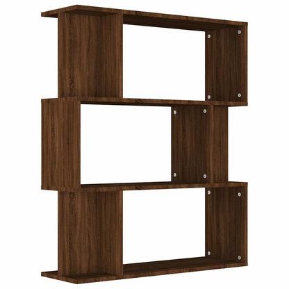 Book Cabinet/Room Divider 80x24x96cm Engineered Wood Brown oak
