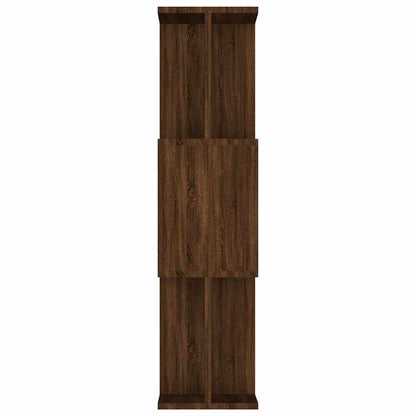 Book Cabinet/Room Divider 80x24x96cm Engineered Wood Brown oak
