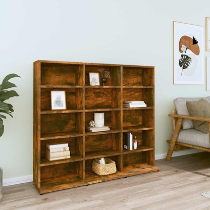 CD Cabinet 100x23x89.5 cm Engineered Wood Smoked oak