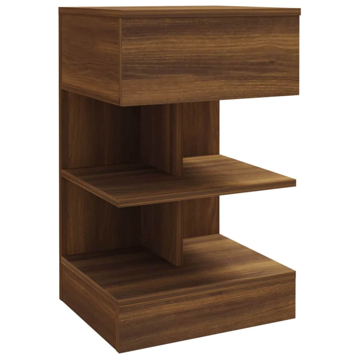 Bedside Cabinet 40x35x65 cm Engineered Wood Brown oak 1