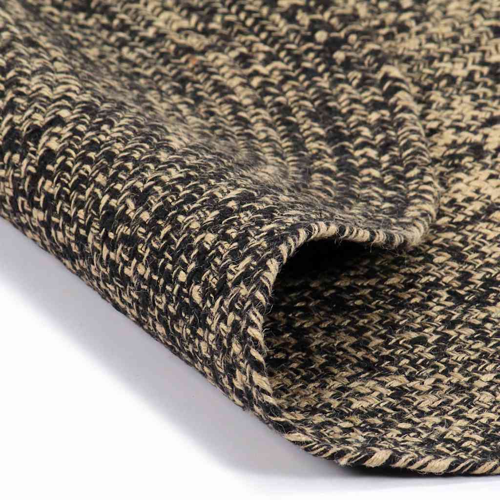 Handmade Rug Jute and Brown 180 cm