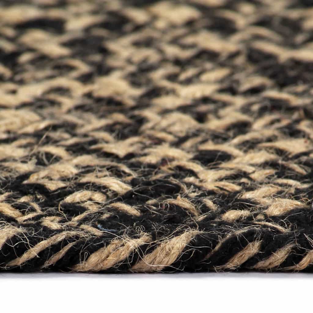 Handmade Rug Jute and Brown 180 cm