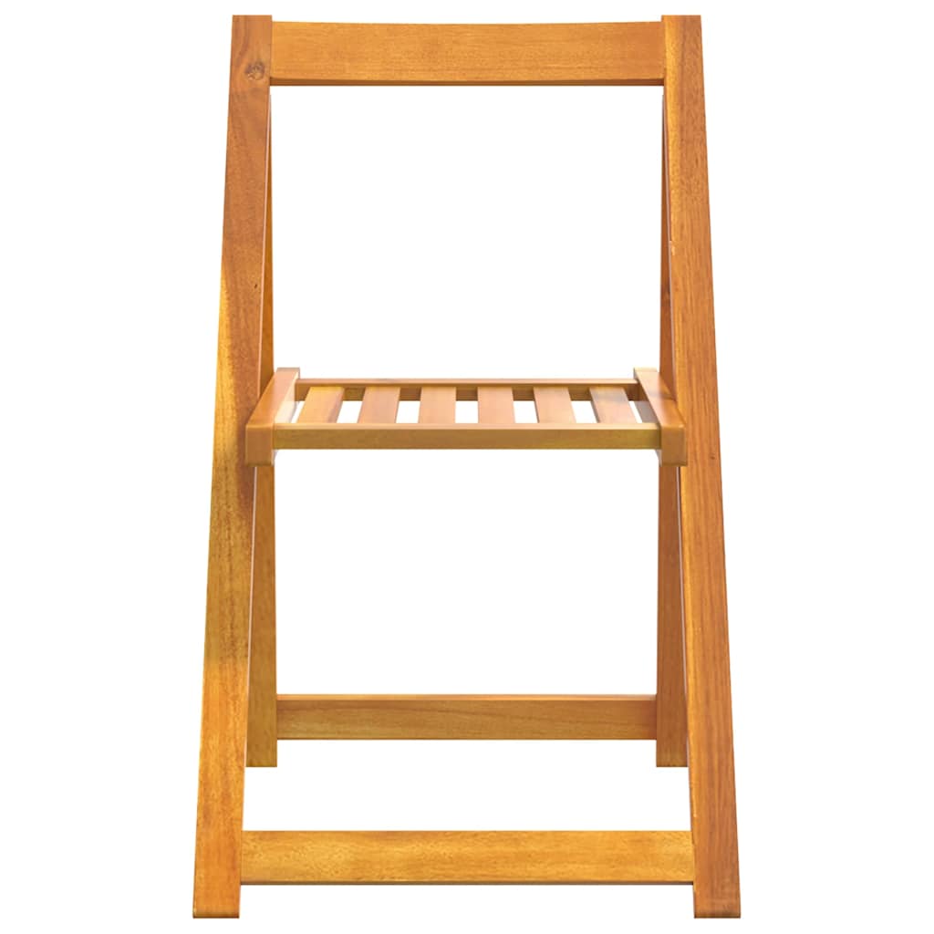 vidaXL Folding Chairs 8 pcs Solid Wood Acacia 4