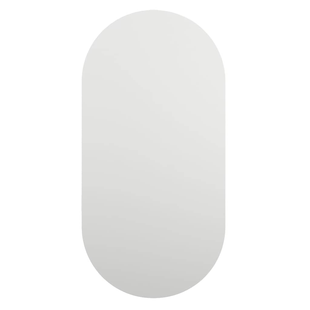 Wall Mirror Lights Glass with LED 80 cm 40 cm Oval
