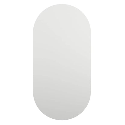 Wall Mirror Lights Glass with LED 80 cm 40 cm Oval
