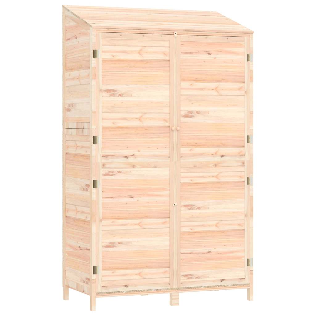 vidaXL Garden Shed | Natural Fir Wood | Solid Fir Wood | 102x52x174.5 cm 2
