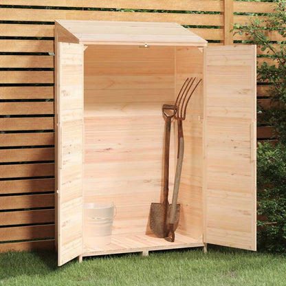 vidaXL Garden Shed | Natural Fir Wood | Solid Fir Wood | 102x52x174.5 cm 3