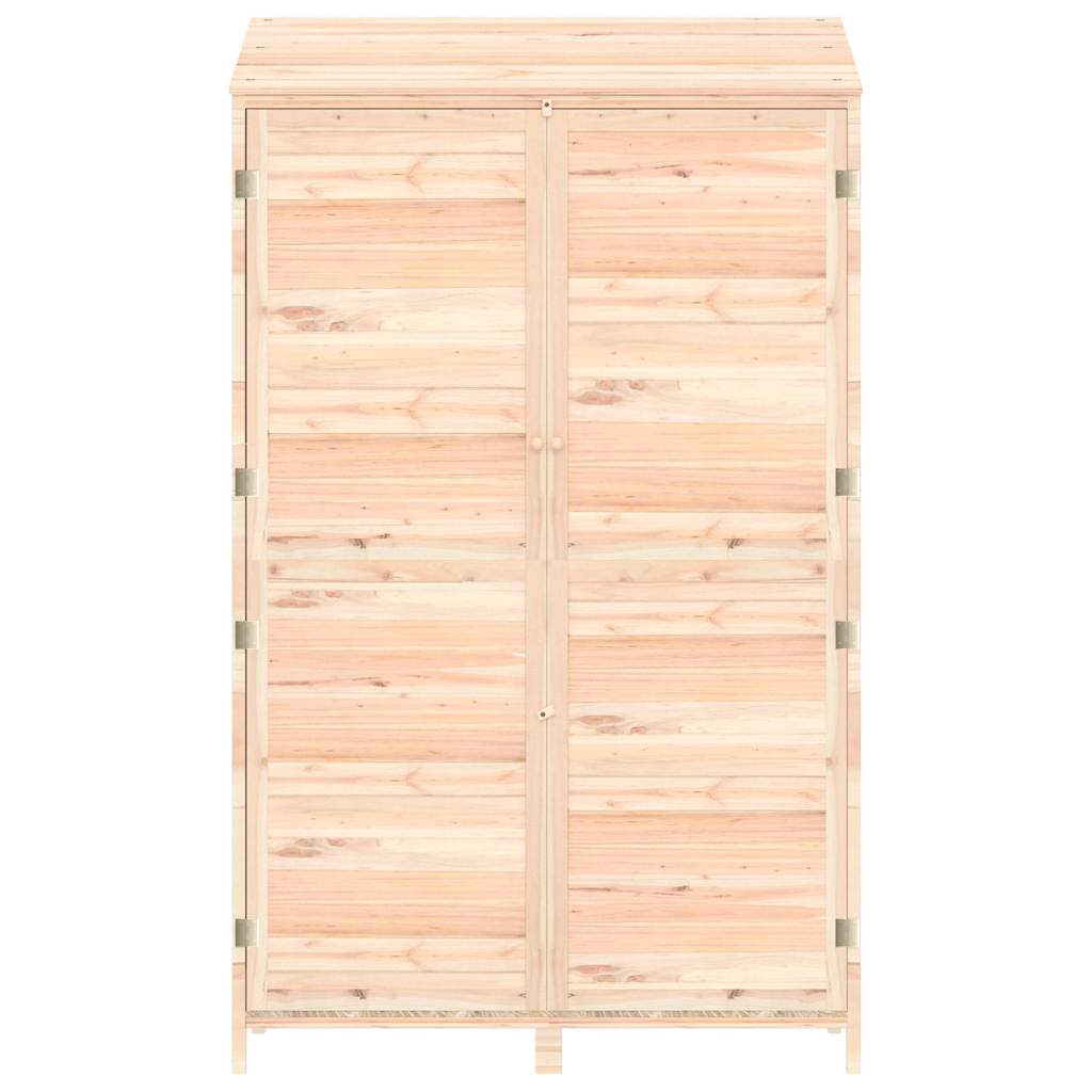 vidaXL Garden Shed | Natural Fir Wood | Solid Fir Wood | 102x52x174.5 cm 4