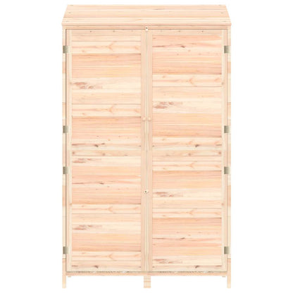 vidaXL Garden Shed | Natural Fir Wood | Solid Fir Wood | 102x52x174.5 cm 4