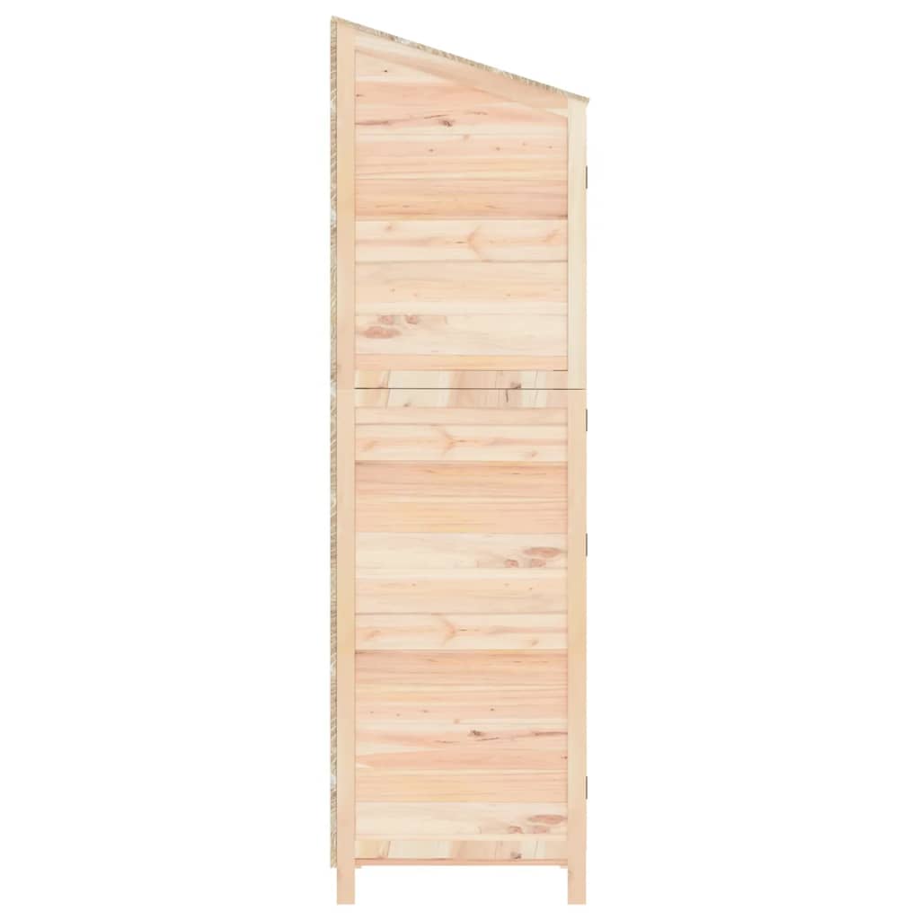 vidaXL Garden Shed | Natural Fir Wood | Solid Fir Wood | 102x52x174.5 cm 5