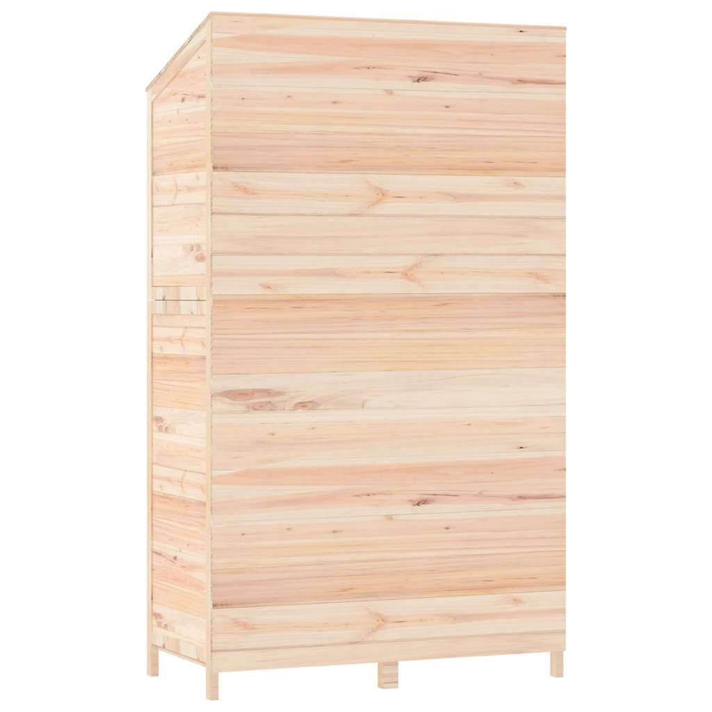vidaXL Garden Shed | Natural Fir Wood | Solid Fir Wood | 102x52x174.5 cm 6