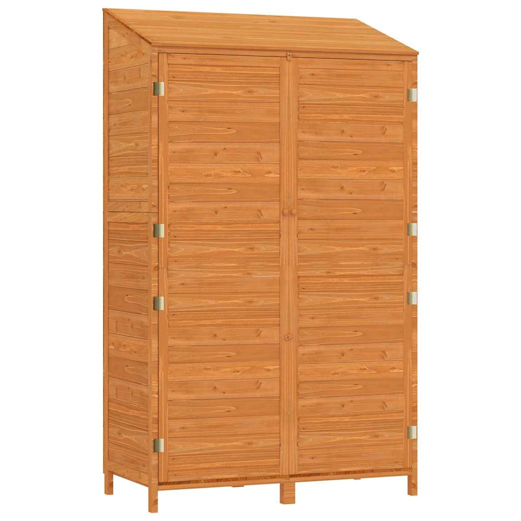 vidaXL Garden Shed | Brown | Solid fir wood | 102x52x174.5 cm | Garden Shed 2