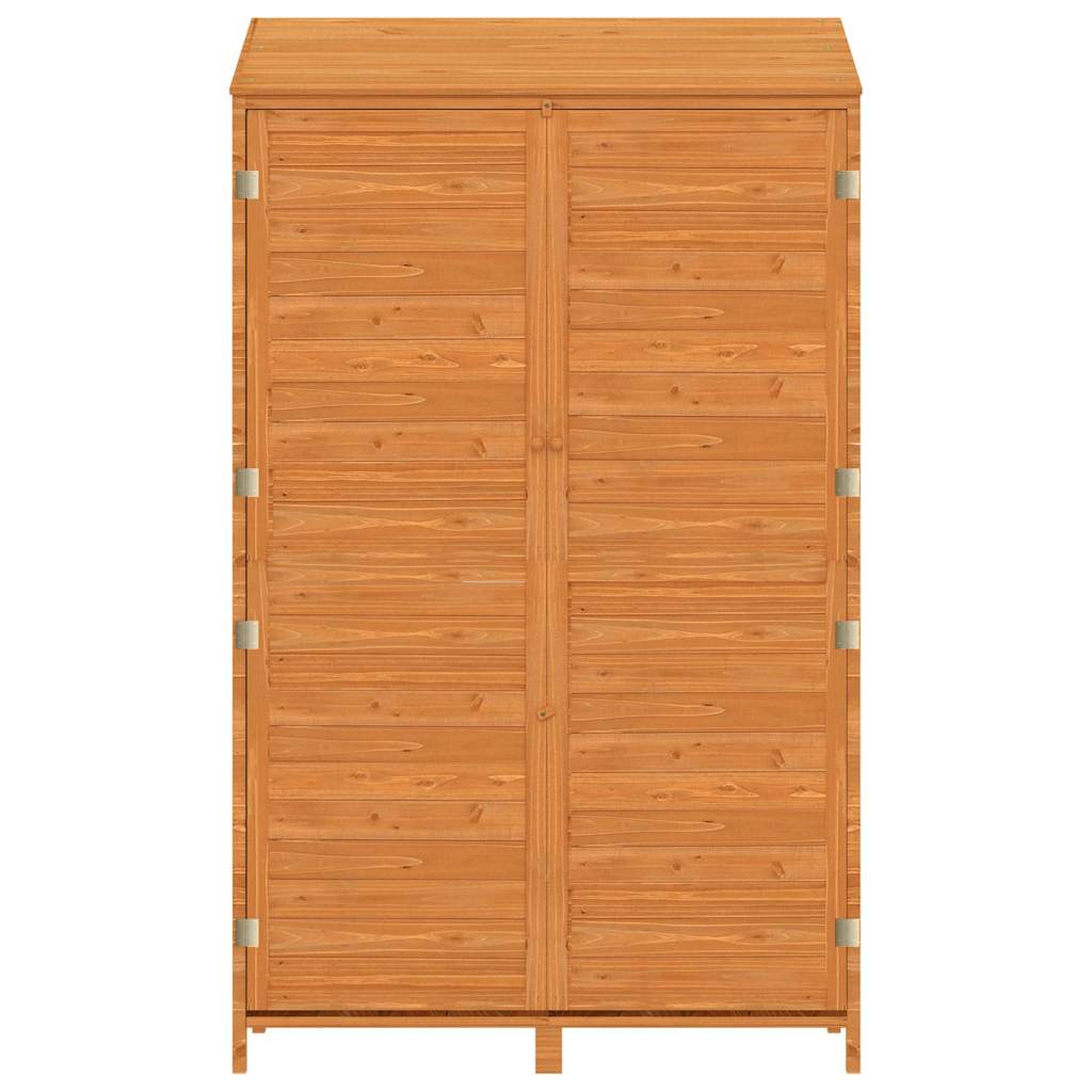 vidaXL Garden Shed | Brown | Solid fir wood | 102x52x174.5 cm | Garden Shed 4
