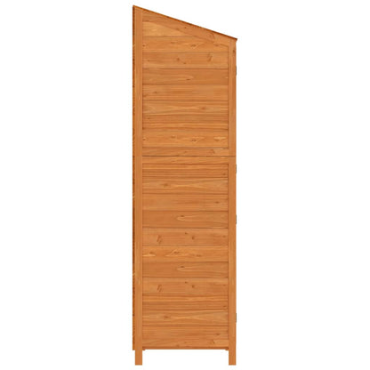 vidaXL Garden Shed | Brown | Solid fir wood | 102x52x174.5 cm | Garden Shed 5