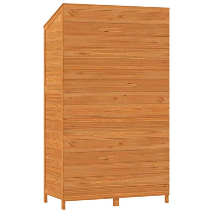 vidaXL Garden Shed | Brown | Solid fir wood | 102x52x174.5 cm | Garden Shed 6