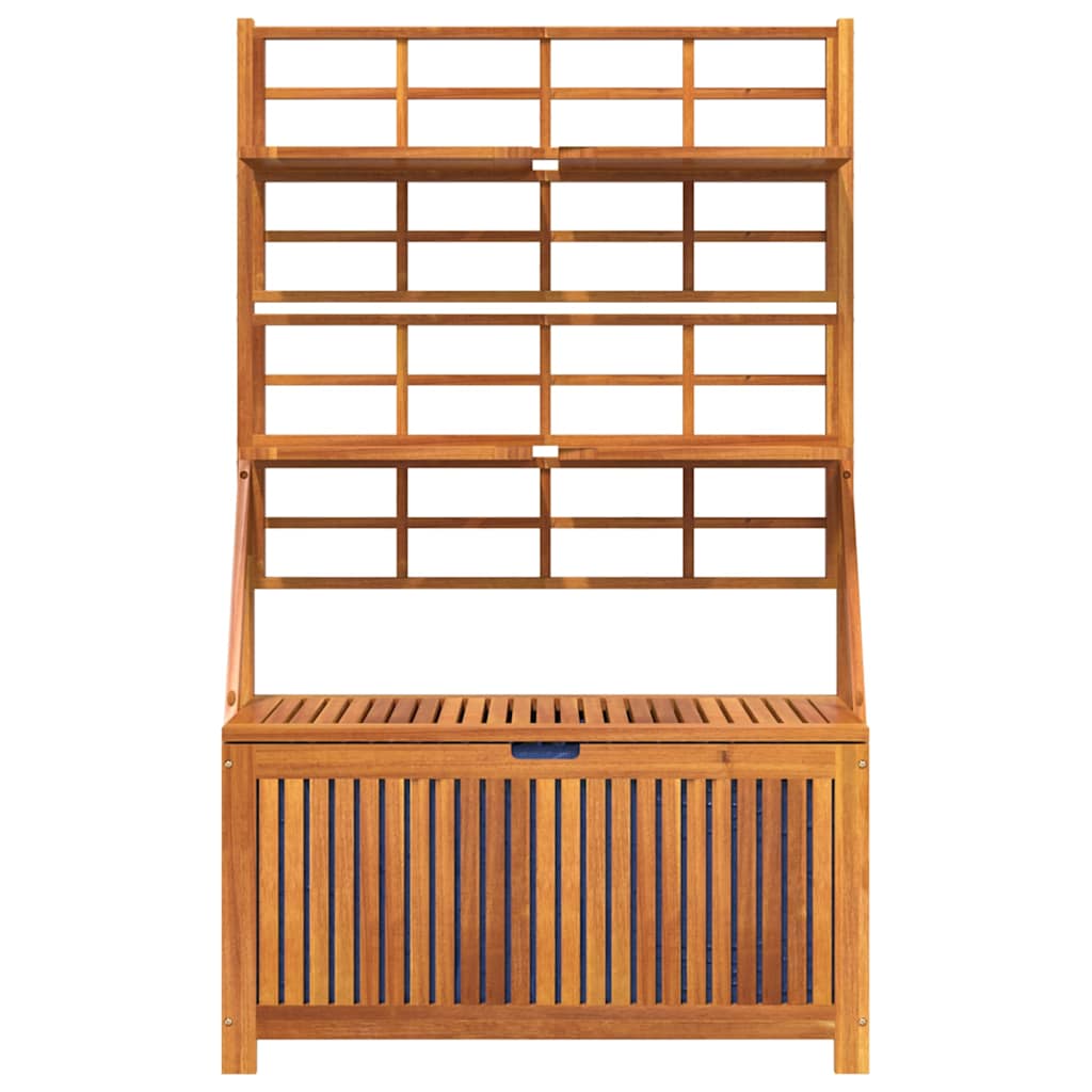 vidaXL Storage Box | Brown | Solid Acacia wood | 99 x 50 x 160 cm | Storage Box 4
