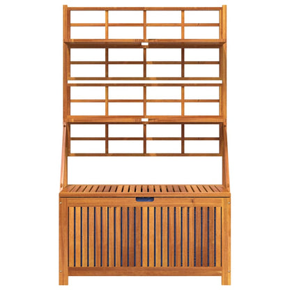 vidaXL Storage Box | Brown | Solid Acacia wood | 99 x 50 x 160 cm | Storage Box 4