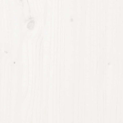 vidaXL Bed Frame without Mattress with Drawers White Single 5