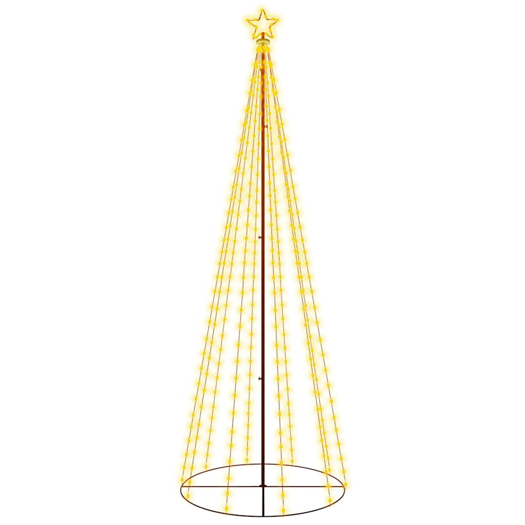 Christmas Cone Tree 108 LEDs 70x180 cm Warm white 300 cm 100 cm