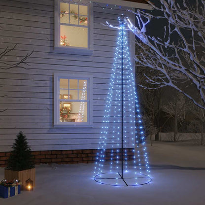 Christmas Cone Tree 108 LEDs 70x180 cm Blue 300 cm 100 cm