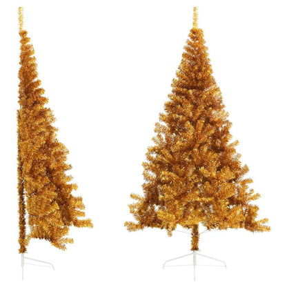 vidaXL Artificial Half Christmas Tree with Stand PVC 210 cm