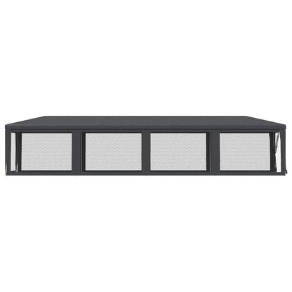 vidaXL Party Tent | Anthracite | HDPE with coating | 3x12 m | Collapsible 4