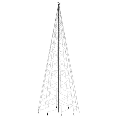 vidaXL Christmas Tree with Spike Blue 3000 LEDs 800 cm 3