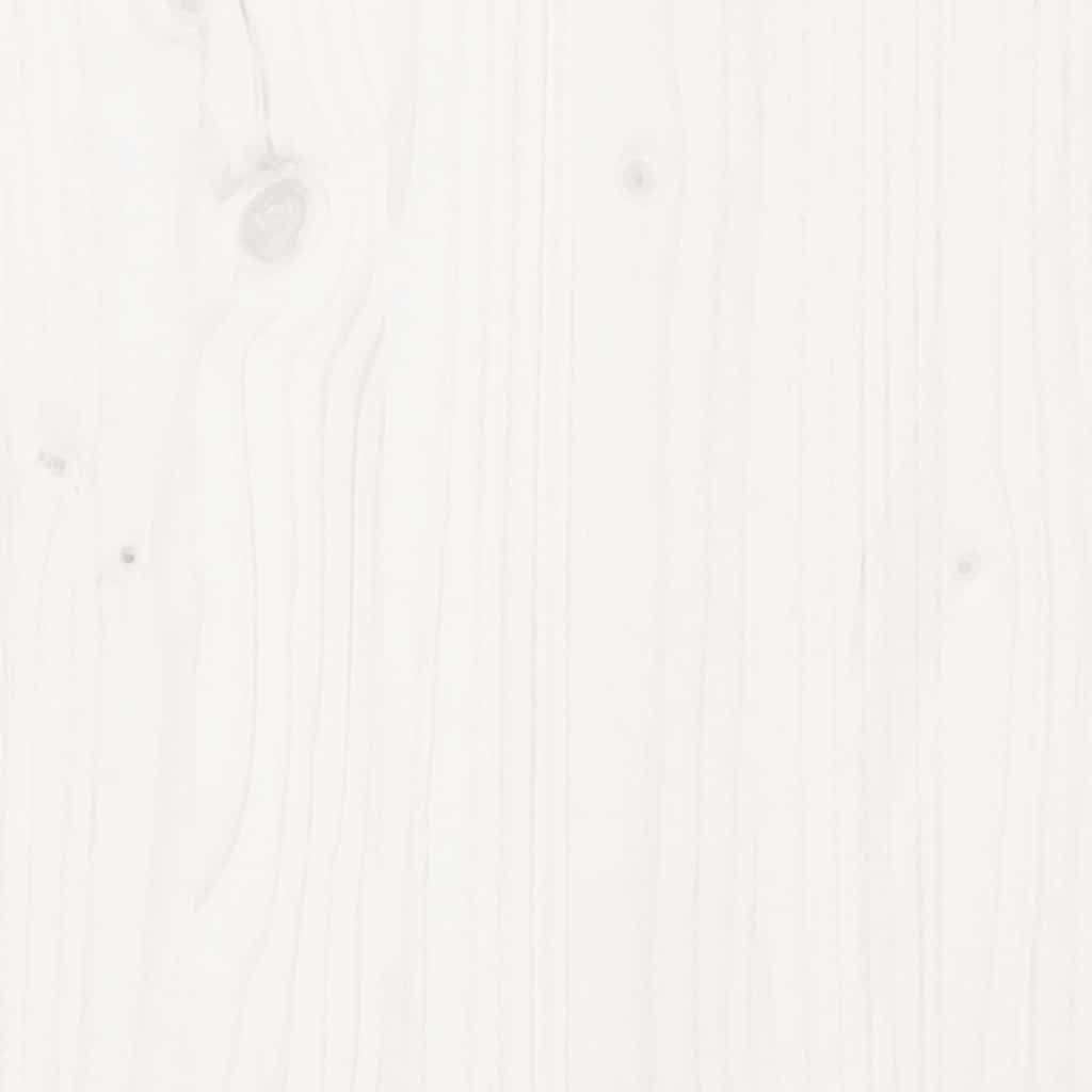 Bed Frame without Mattress Solid Wood Length 200 cm White 180 cm