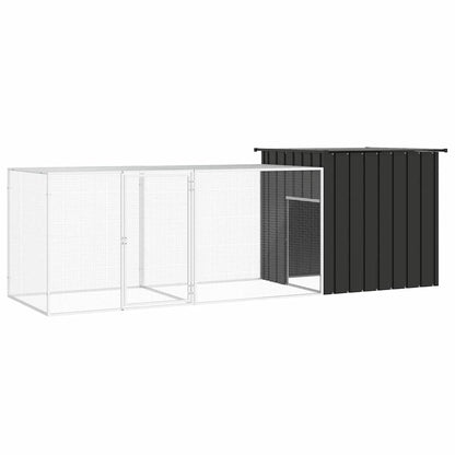 vidaXL Chicken Cage Galvanised Steel