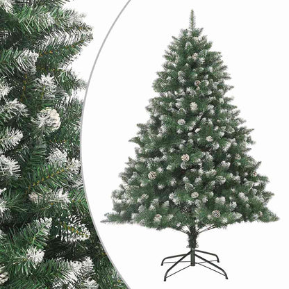 Artificial Christmas Tree with 300 LEDs with Stand Green 210 cm Without led