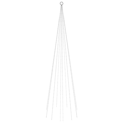 343523 vidaXL Christmas Tree on Flagpole Cold white 310 LEDs 300 cm 3