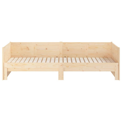 vidaXL Pull-out Day Bed without Mattress Solid Wood Pine 2x(90x190) cm 5