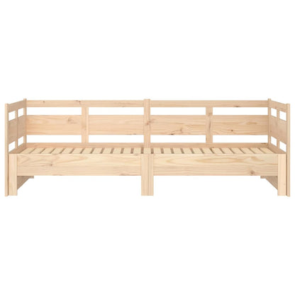 vidaXL Pull-out Day Bed without Mattress Solid Wood Pine 2x(80x200) cm 6