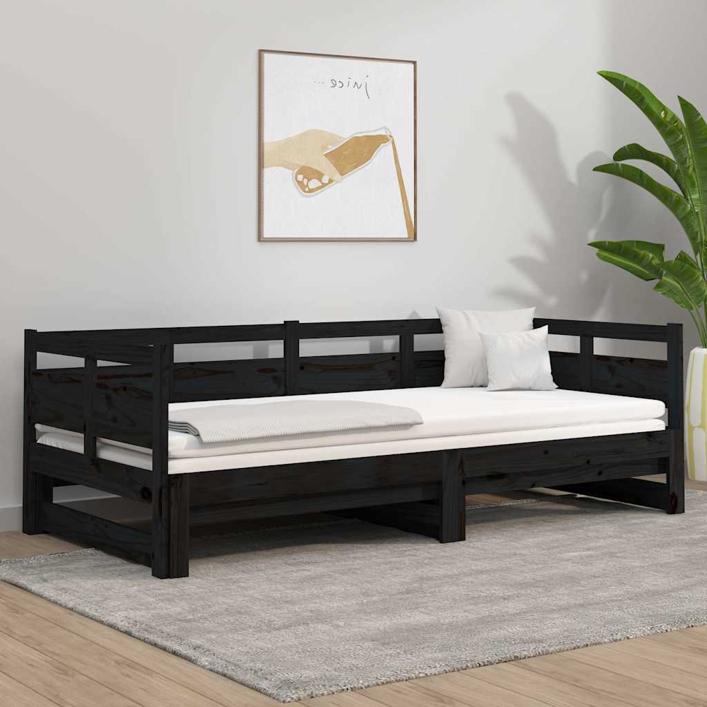 vidaXL Pull-out Day Bed without Mattress 2x(80x200)