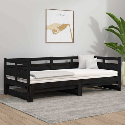 vidaXL Pull-out Day Bed without Mattress 2x(80x200)