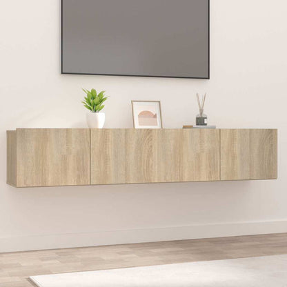 TV Cabinet Set 80x30x30 cm Engineered Wood Sonoma oak 2