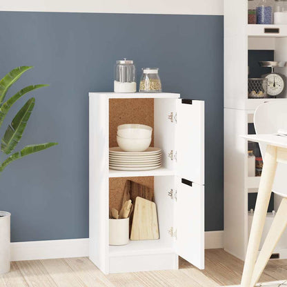 Sideboard 30x30x70 cm Engineered Wood White 1