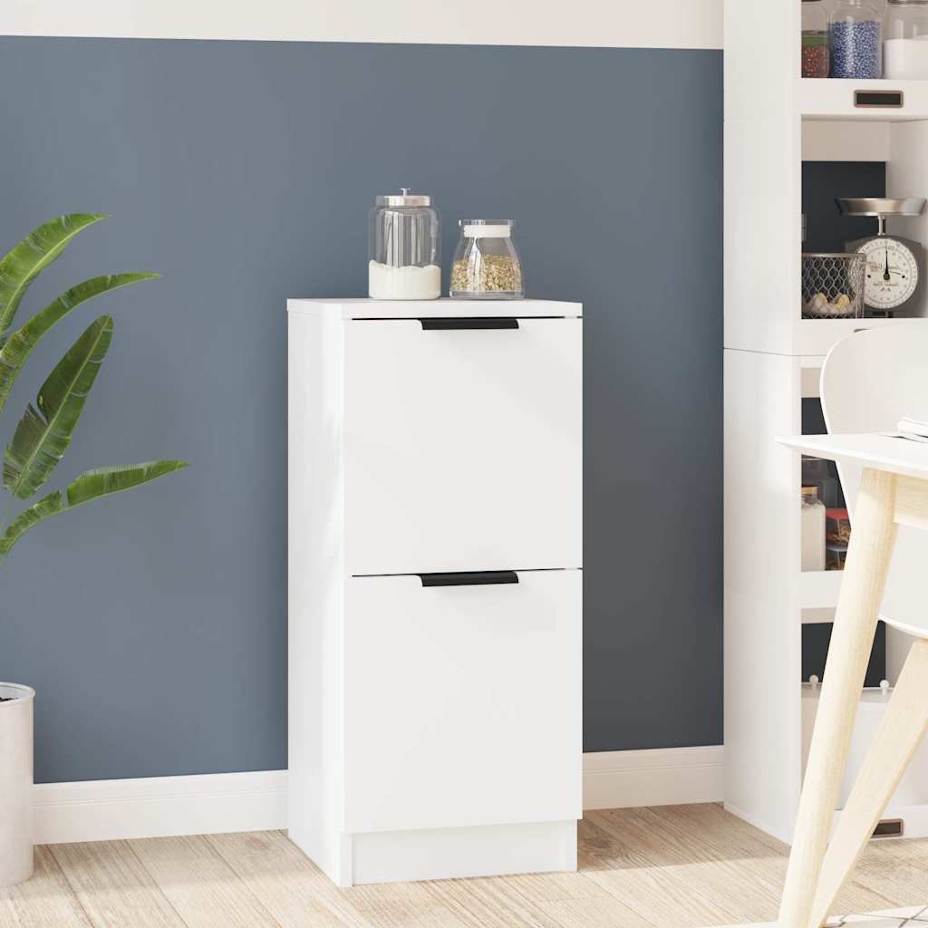 Sideboard 30x30x70 cm Engineered Wood White 1