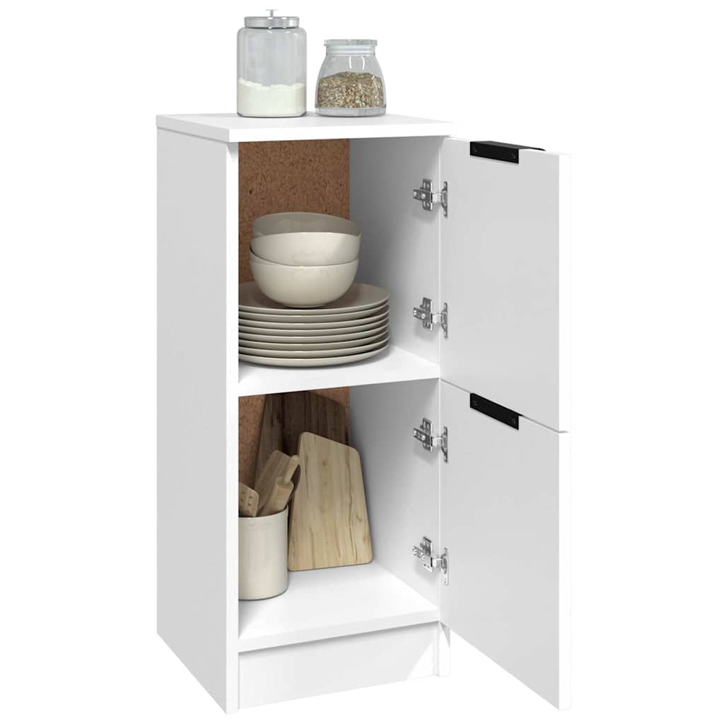 Sideboard 30x30x70 cm Engineered Wood White 1