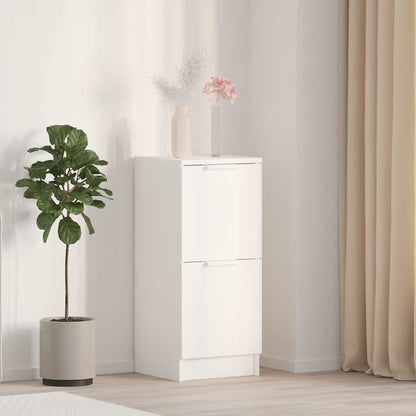 Sideboard 30x30x70 cm Engineered Wood White 1